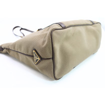 Prada Borsa in Canapa con Logo