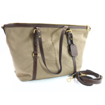 Prada Borsa in Canapa con Logo