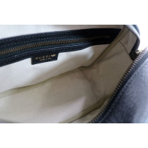 Gucci Für Adidas Schultertasche Blaues Leder