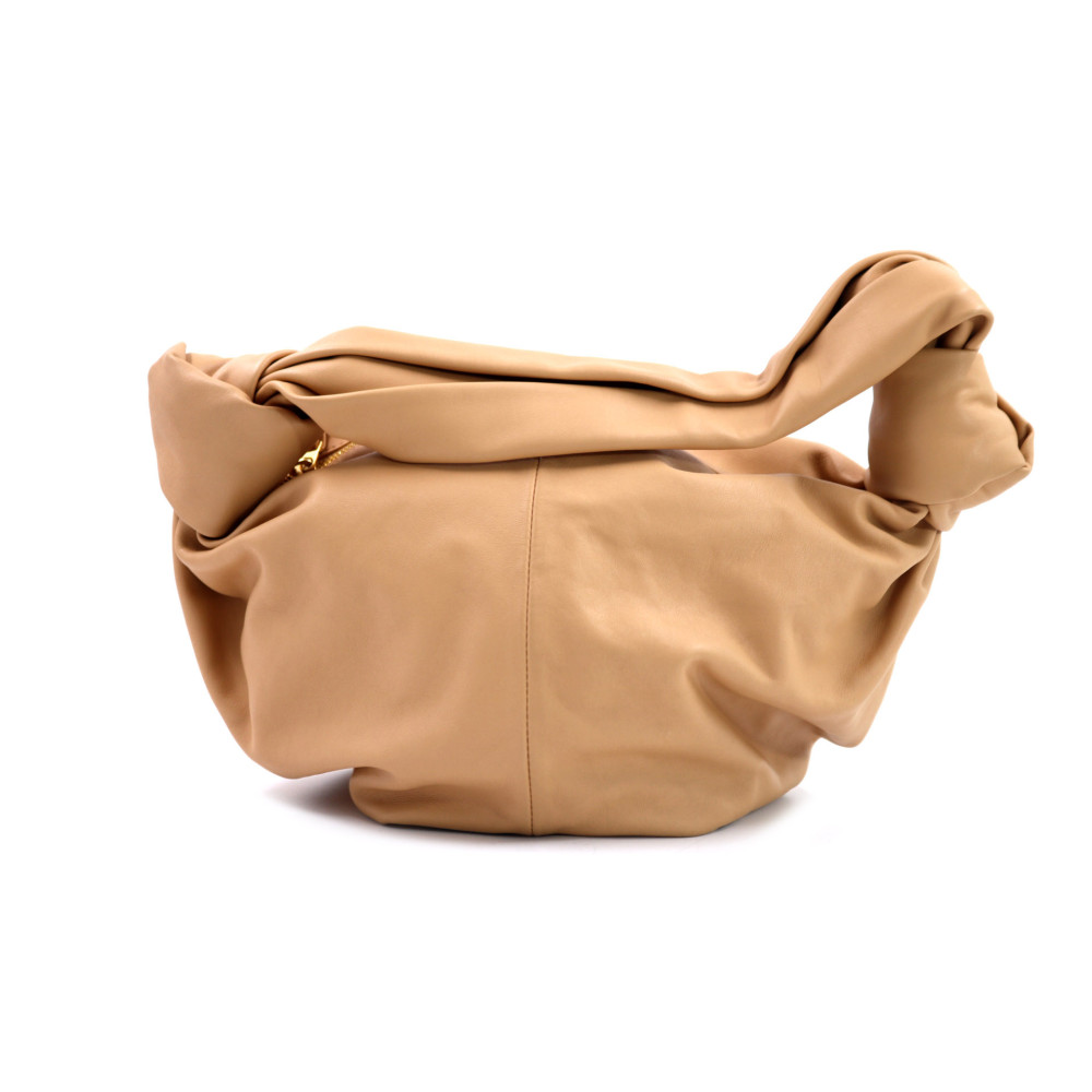 Bottega Veneta Double Knot Pelle Crema