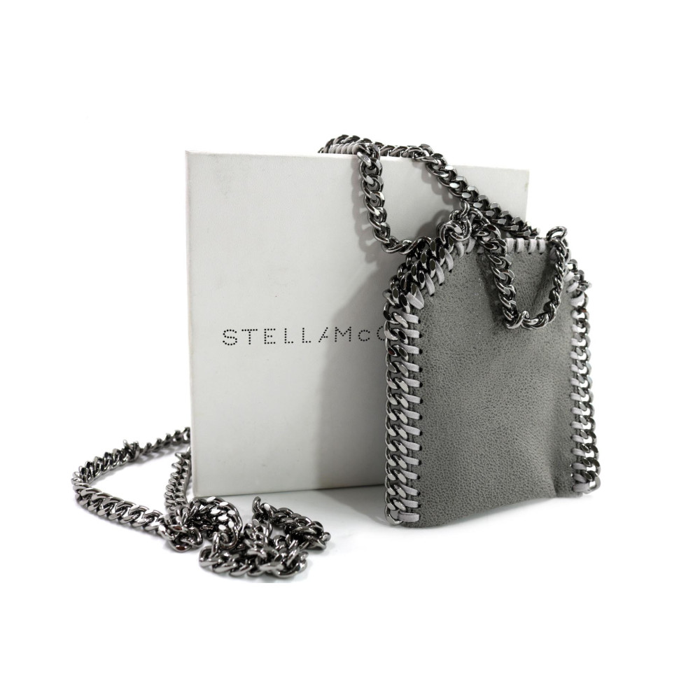 Stella McCartney Falabella Micro Tote Grigia