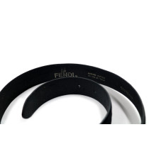 Fendi Cintura Pelle Scamosciata Nera