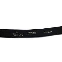 Fendi Cintura Pelle Scamosciata Nera