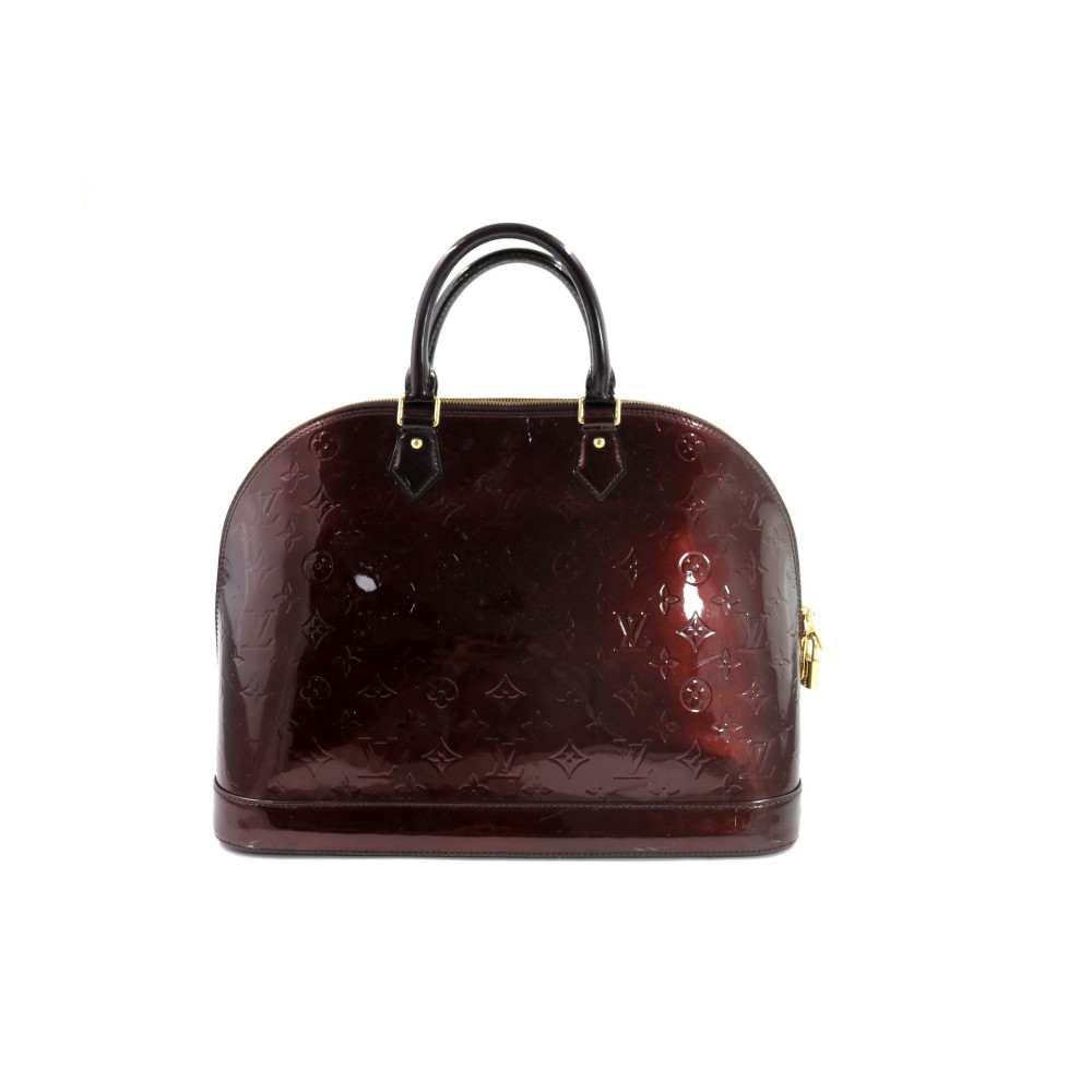 Louis Vuitton Alma GM Vernis Bordeaux