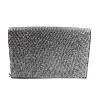 Saint Laurent Pochette Classic Envelope Paillette Argento