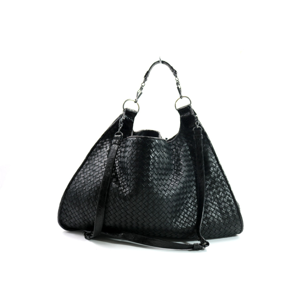 Bottega Veneta Hobo Campana Pelle Nera