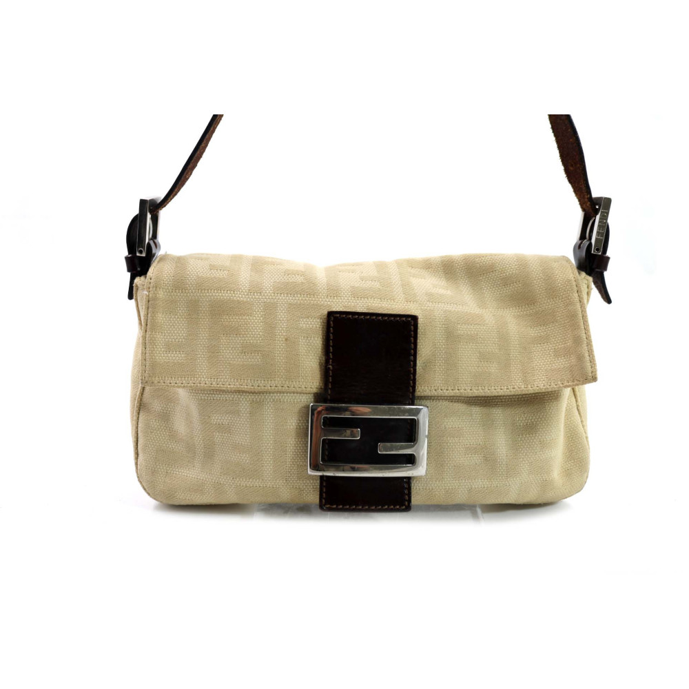 Fendi Baguette Zucca Beige
