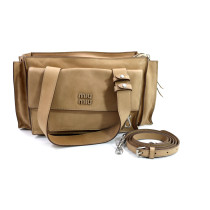 Miu Miu Shopping Utilitaire Pelle Sabbia