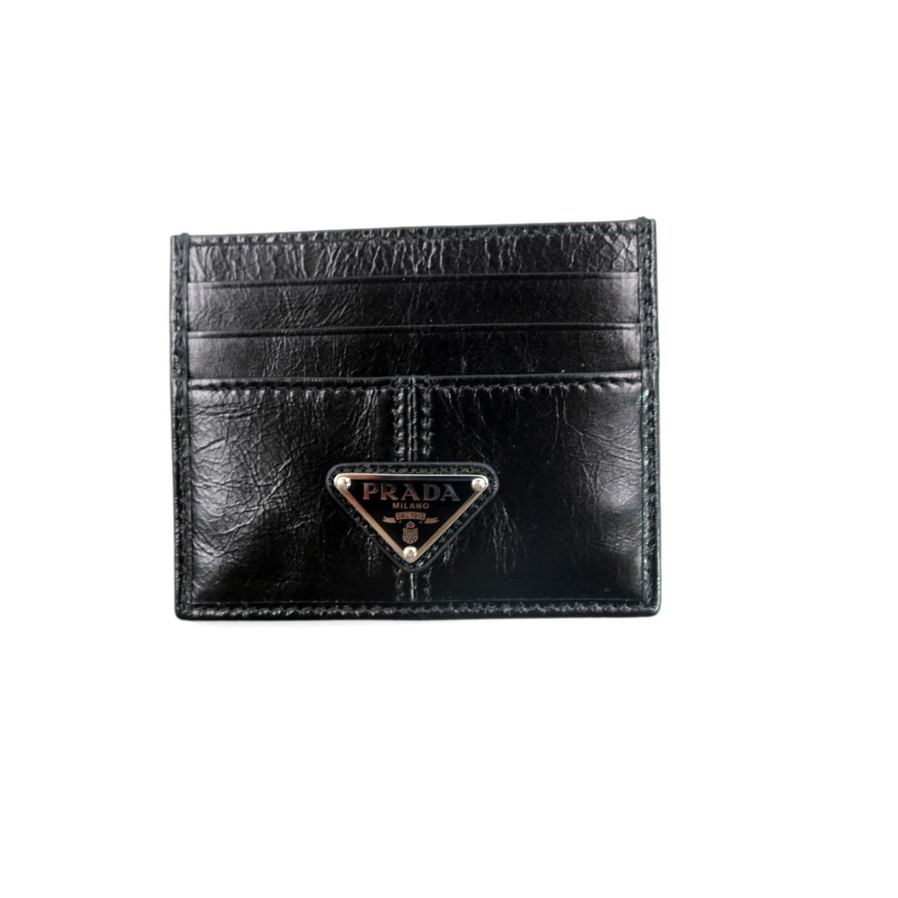 Prada Portacarte Pelle Nera