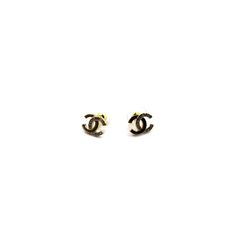 Chanel Gold Metal Earrings