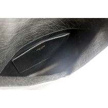 Saint Laurent Pochette Envelope Pelle Nera
