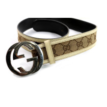 Gucci Cintura Interlocking GG Beige