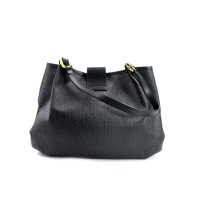 Fendi Tote Bag Zucchino PVC Nero