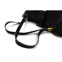 Fendi Tote Bag Zucchino PVC Nero