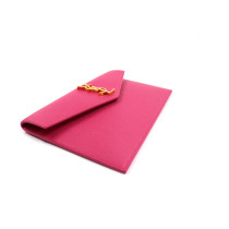 Saint Laurent Uptown Pochette Pelle Fucsia