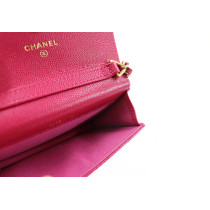 Chanel Wallet On Chain Matelasse Pelle Fucsia