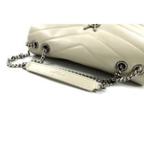 Saint Laurent Lou Lou Small Pelle Bianca