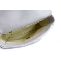 Chanel 19 Pelle Bianca