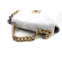 Chanel 19 Pelle Bianca