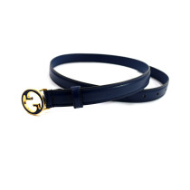 Gucci Cintura Pelle Blu