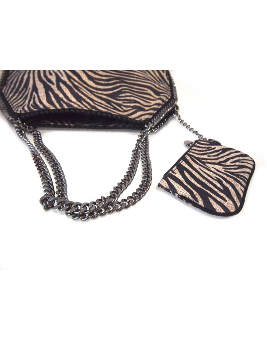 Stella McCarteney Falabella Due Catene Zebrata