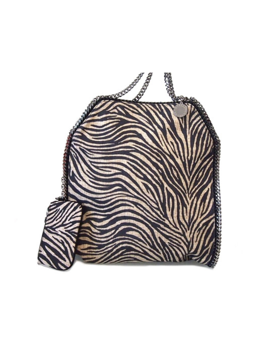 Stella McCarteney Falabella Due Catene Zebrata