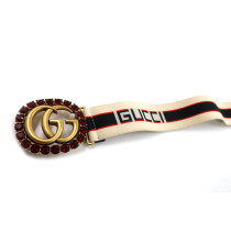 Gucci Cintura Tela Bianca