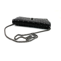 Valentino Spike Tracolla Pelle Nera