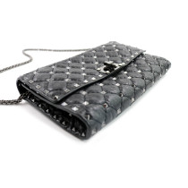 Valentino Spike Tracolla Pelle Nera