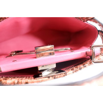 Fendi Peekaboo Pitone Rosa