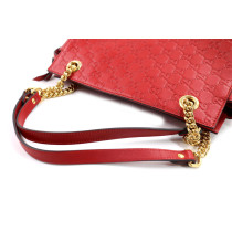 Gucci Tote Bag Pelle Rossa