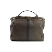 Fendi Peekaboo Pelle Marrone