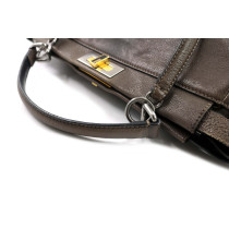 Fendi Peekaboo Pelle Marrone