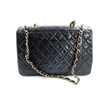 Chanel Maxi Logo Pelle Nera