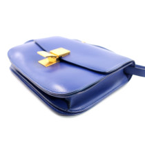 Celine Tracolla Pelle Blu