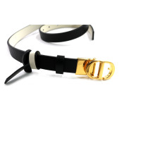 Dior Cintura Reversibile Pelle Nera e Bianca