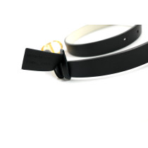 Dior Cintura Reversibile Pelle Nera e Bianca