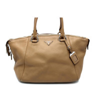 Prada Shopping Pelle Beige