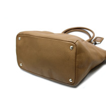Prada Shopping Pelle Beige