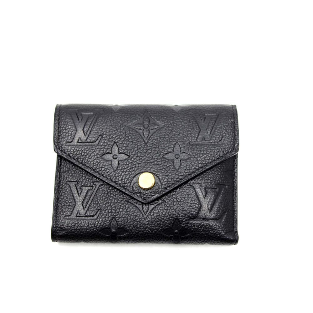 Louis Vuitton Portafoglio Victorine Pelle Nera