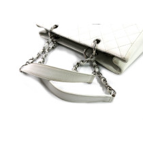 Chanel GST Pelle Caviar Bianca