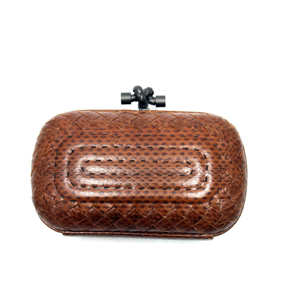 Bottega Veneta Knot Leather Tan