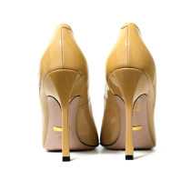 Gucci Decollete Jolene Horsebit Vernis Beige