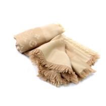 Louis Vuitton Scialle Lana e Seta Beige