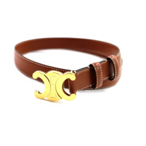 Celine Cintura Triomphe Pelle Cognac