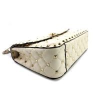 Valentino Spike Media Pelle Light Ivory