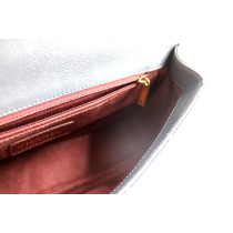 Chanel Pochette Pelle Blu