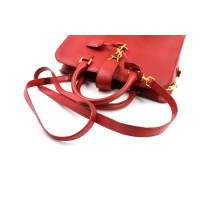 Saint Laurent Cabas Pelle Rossa