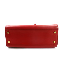 Saint Laurent Cabas Pelle Rossa
