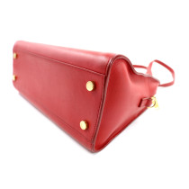 Saint Laurent Cabas Pelle Rossa